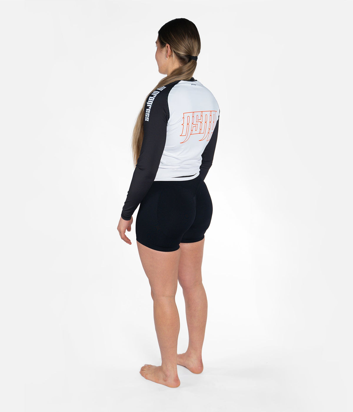 NSNP Metal Longsleeve Rashguard - White