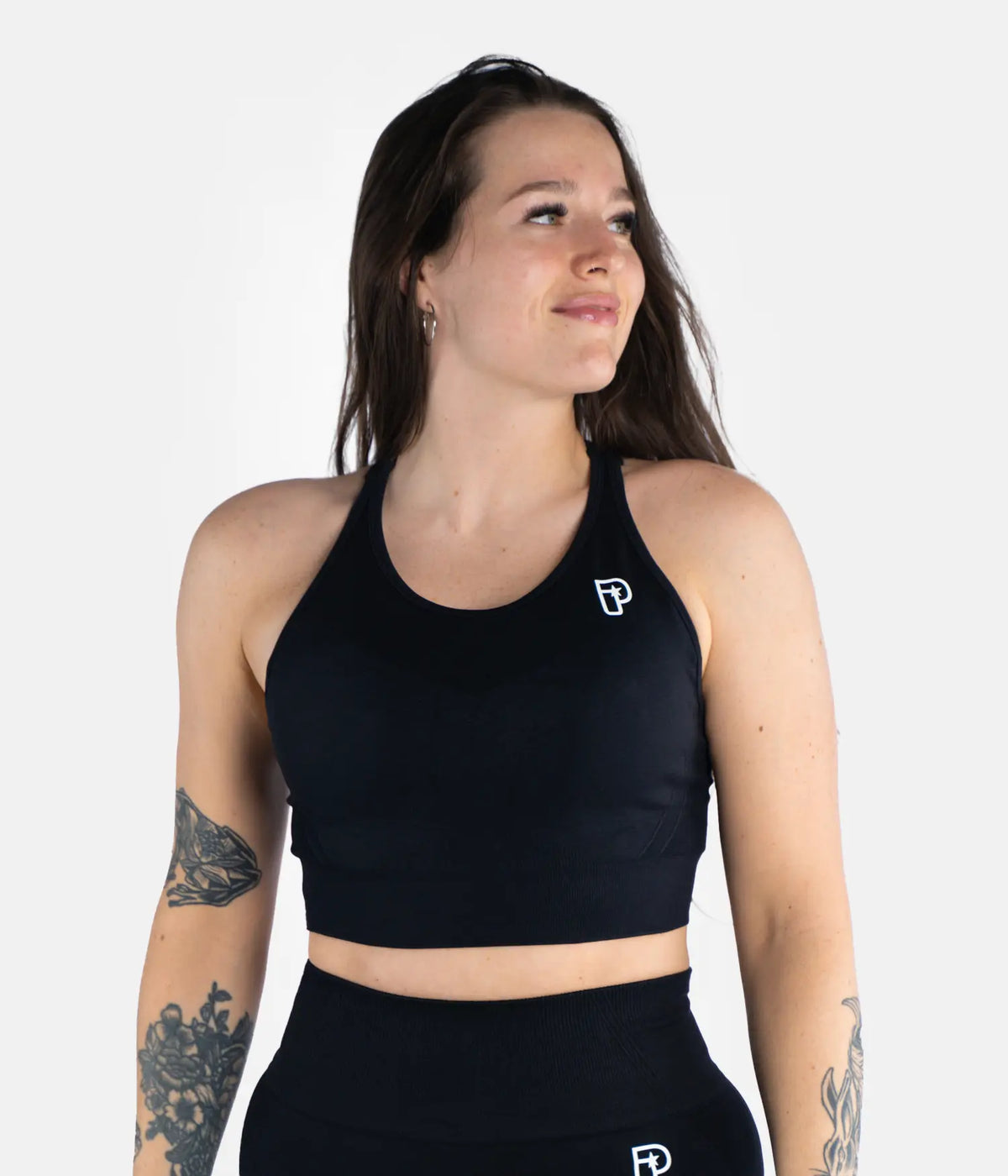 Pro Seamless Sports Bra - Black