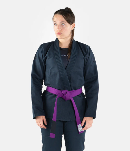 Women's Academy Gi - Petroleum Grey (with FREE Whitebelt)