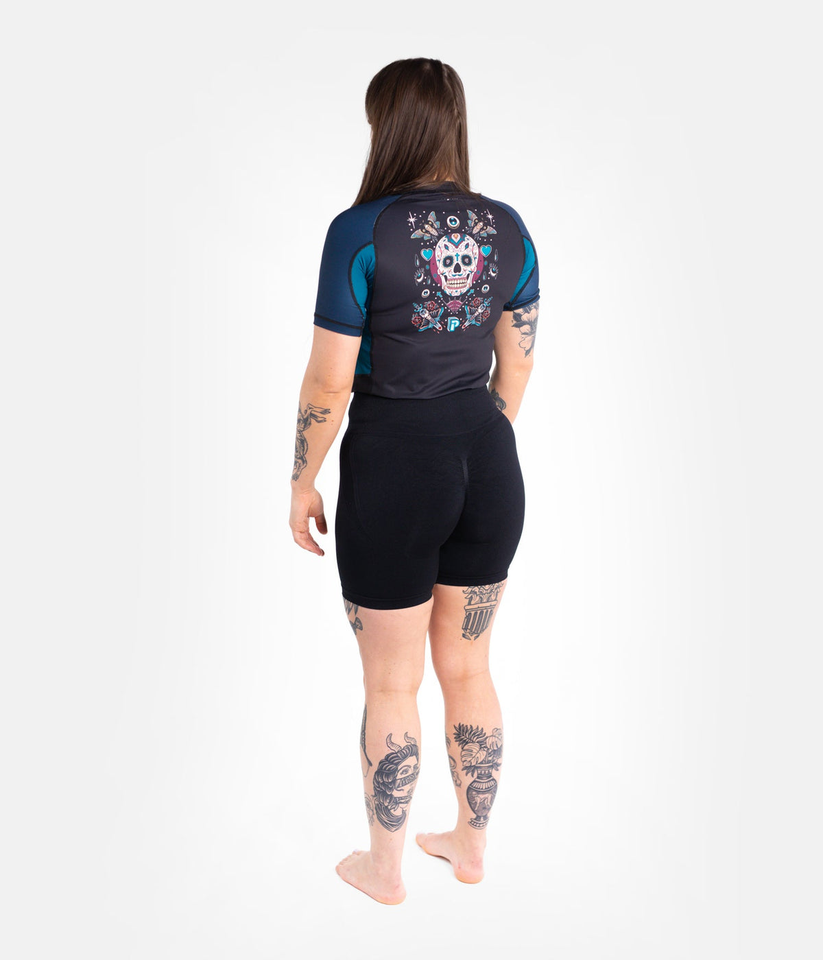 Ladies Sugar Skull Rashguard