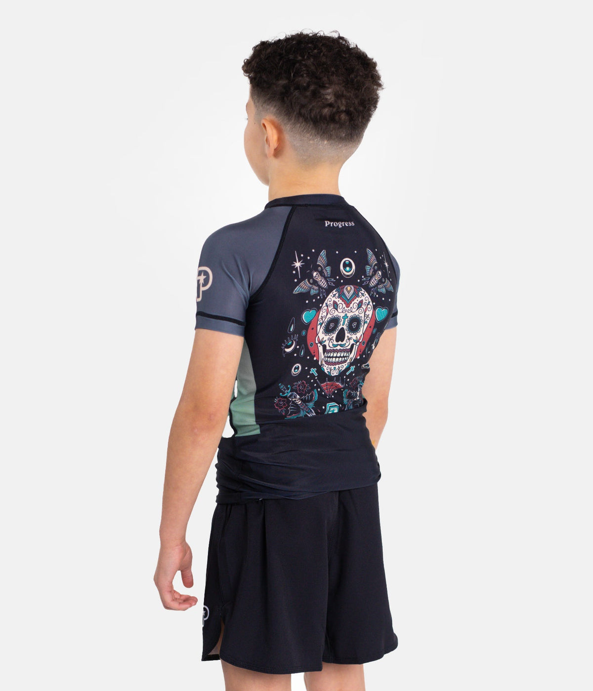 Kids Sugar Skull Rashguard