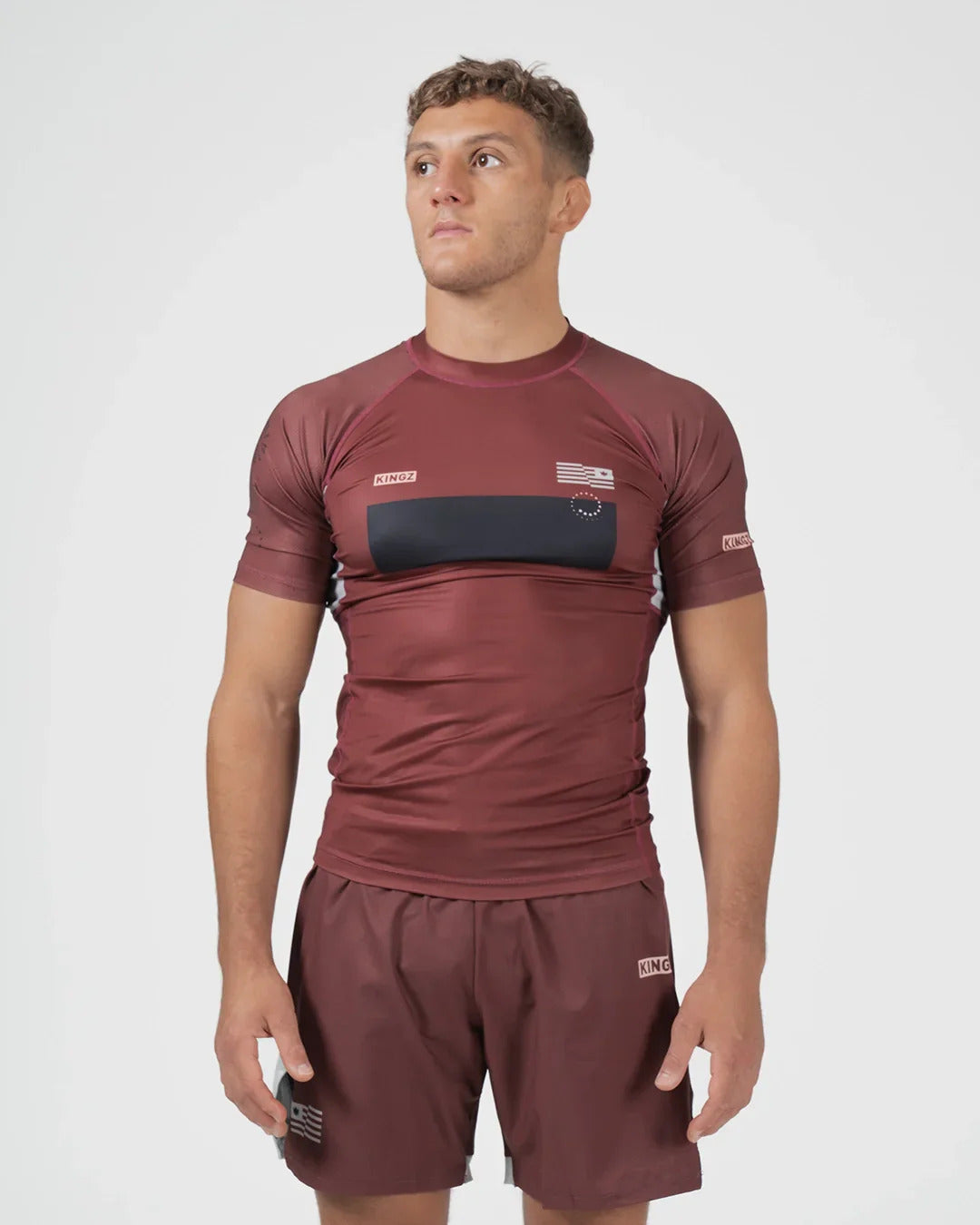 Trooper Rash Guard - Maroon