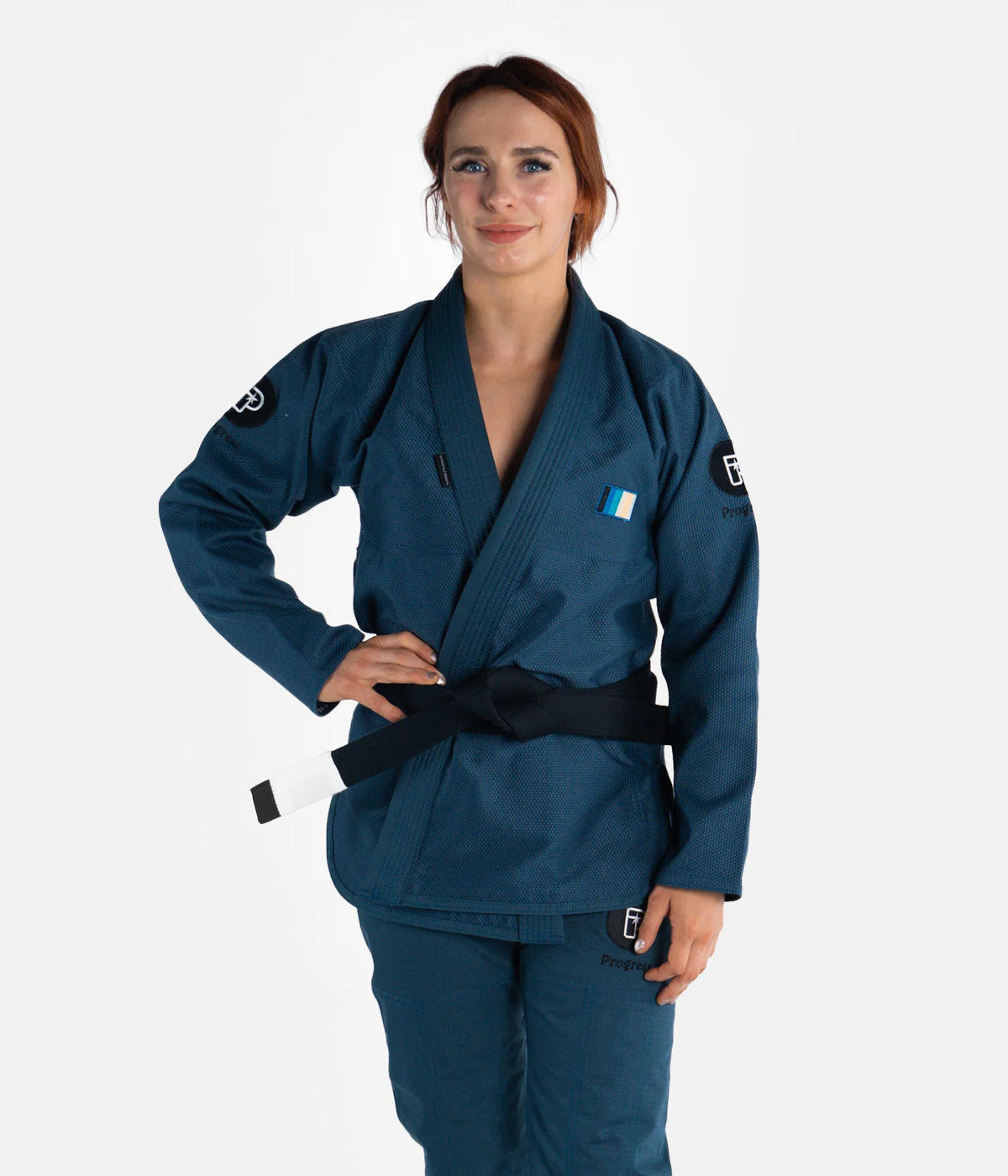 Ladies M6 Kimono - Mark 6 Petroleum Blue