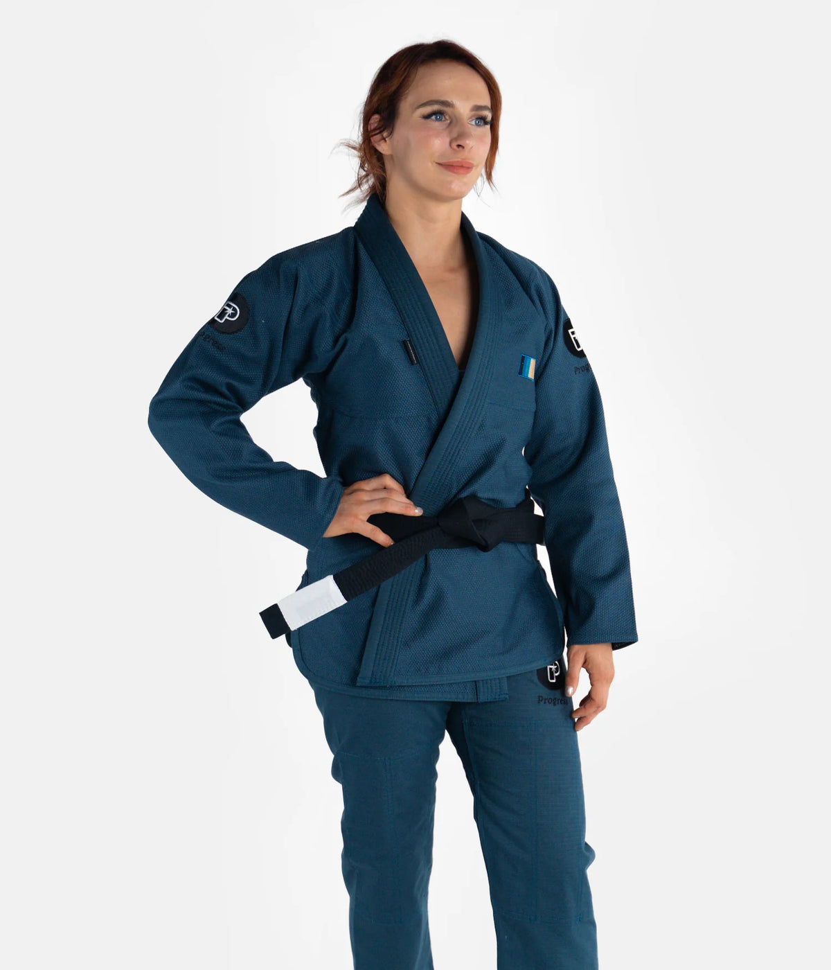 Ladies M6 Kimono - Mark 6 Petroleum Blue