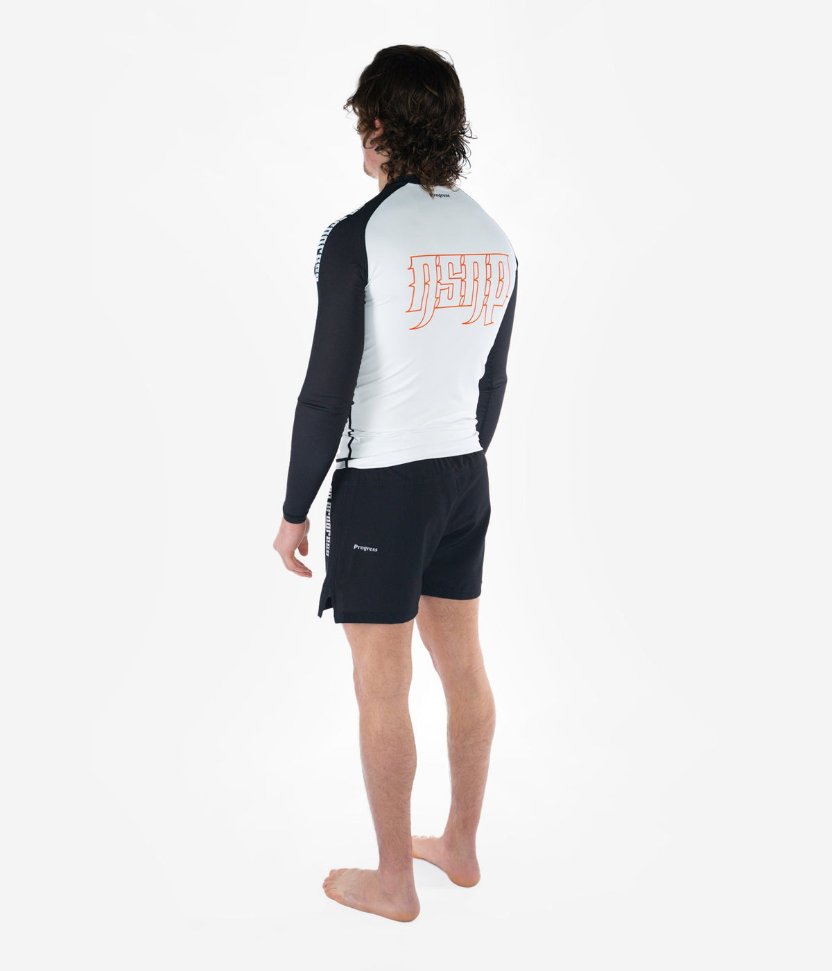 NSNP Metal Longsleeve Rashguard - White