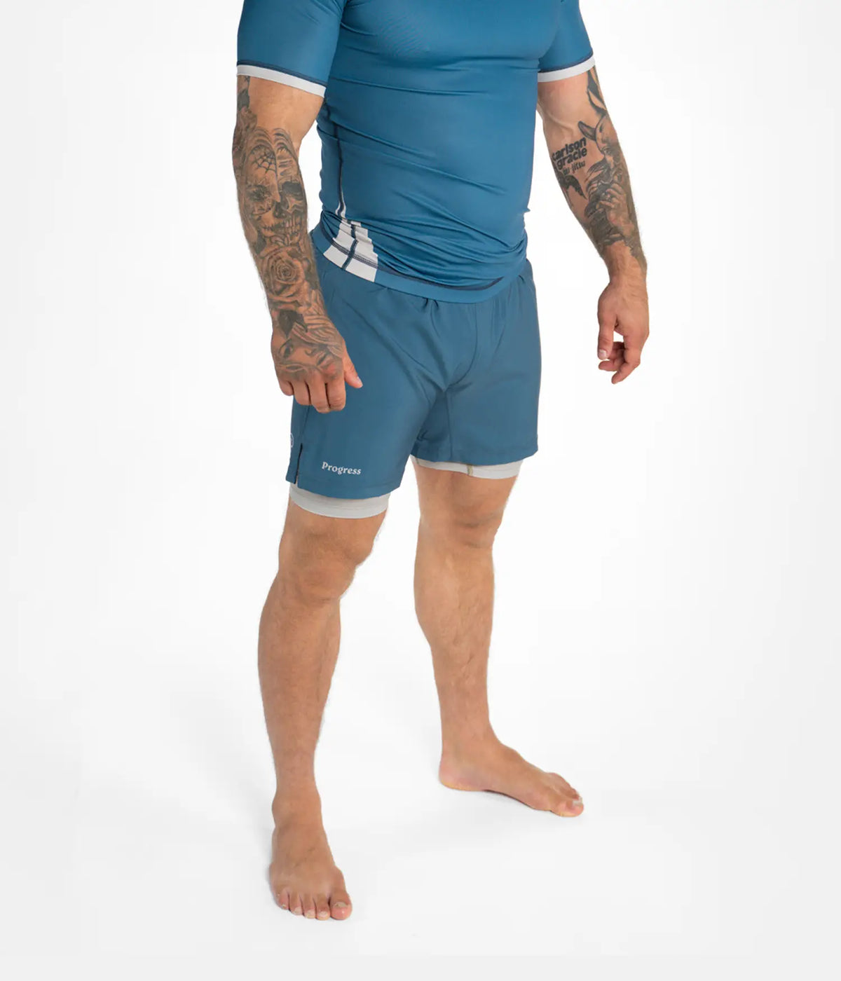 Academy + Hybrid Shorts - Moonlight Blue