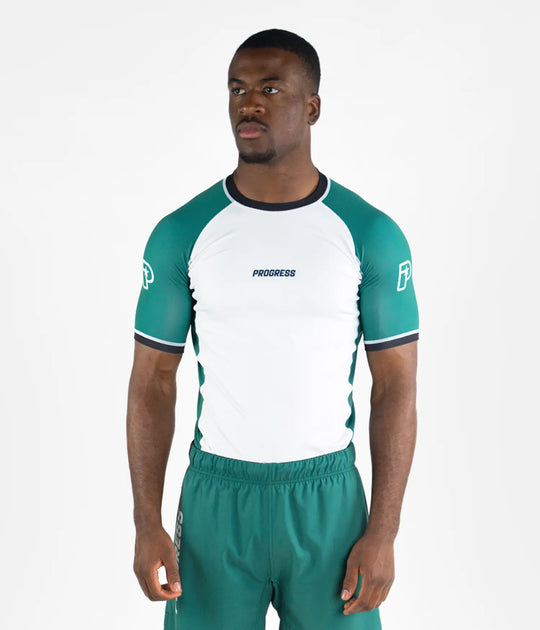 Profile Rashguard - White & Green