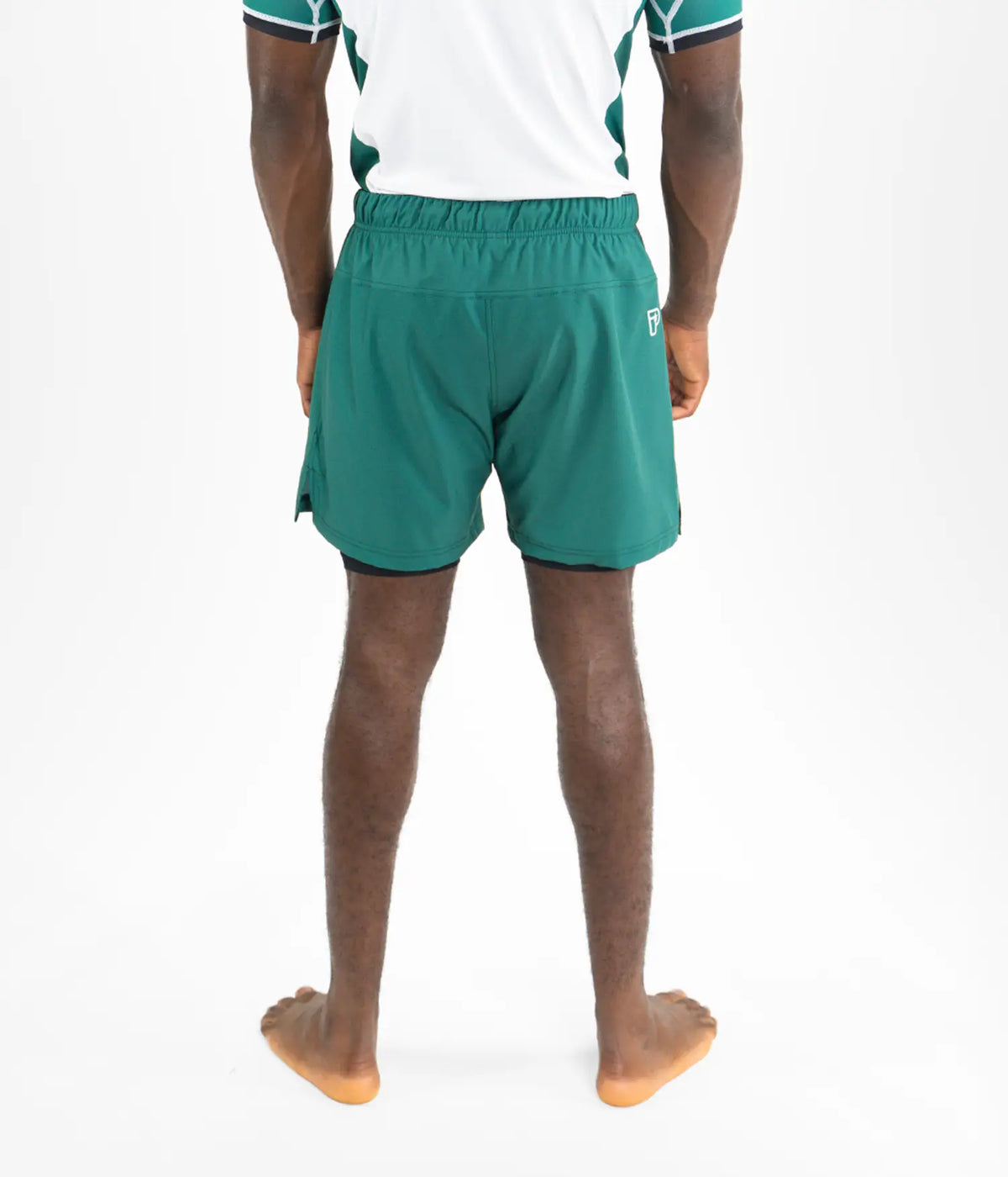 Profile Hybrid Shorts - White & Green