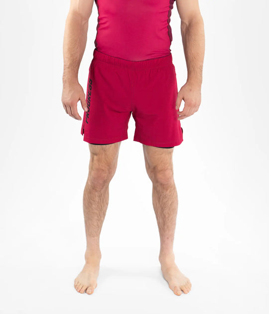 Profile Hybrid Shorts - Red