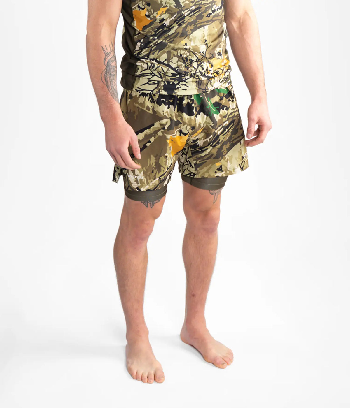 Woodland Camo Hybrid Shorts