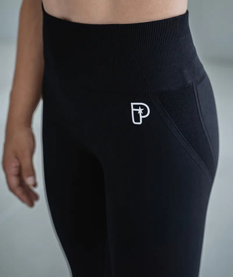 Women&#39;s Pro Seamless Grappling Leggings - Black