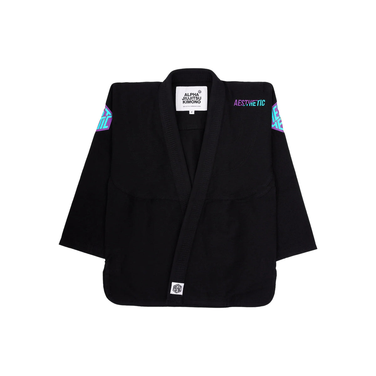 Alpha+ Kimono - Black/Emerald