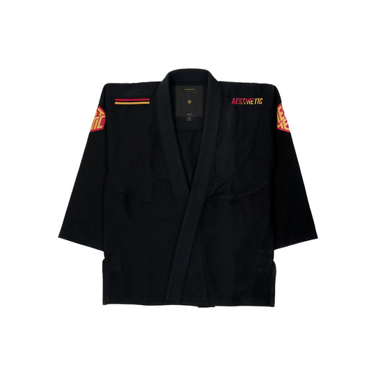Competitor Kimono - Black/Carmine Red