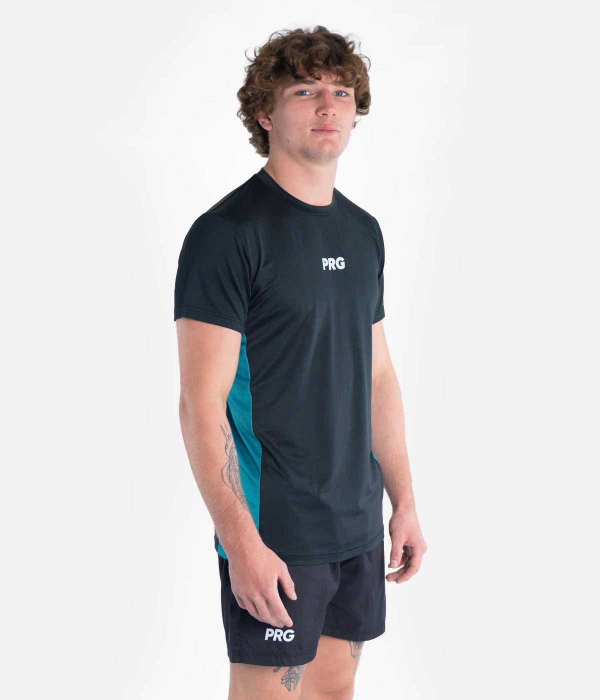 PRG Tech Tee - Black &amp; Green