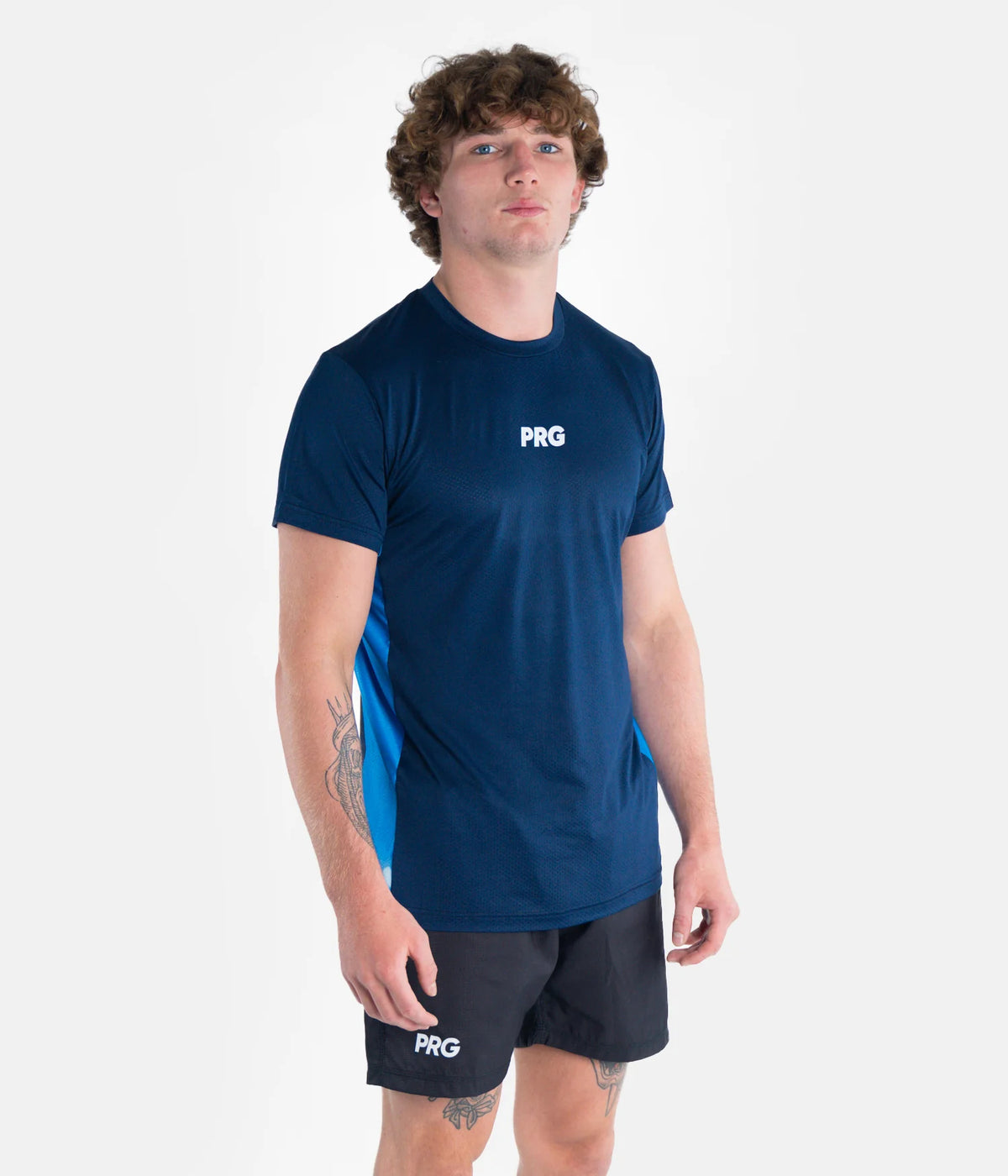 PRG Tech Tee - Navy &amp; Blue