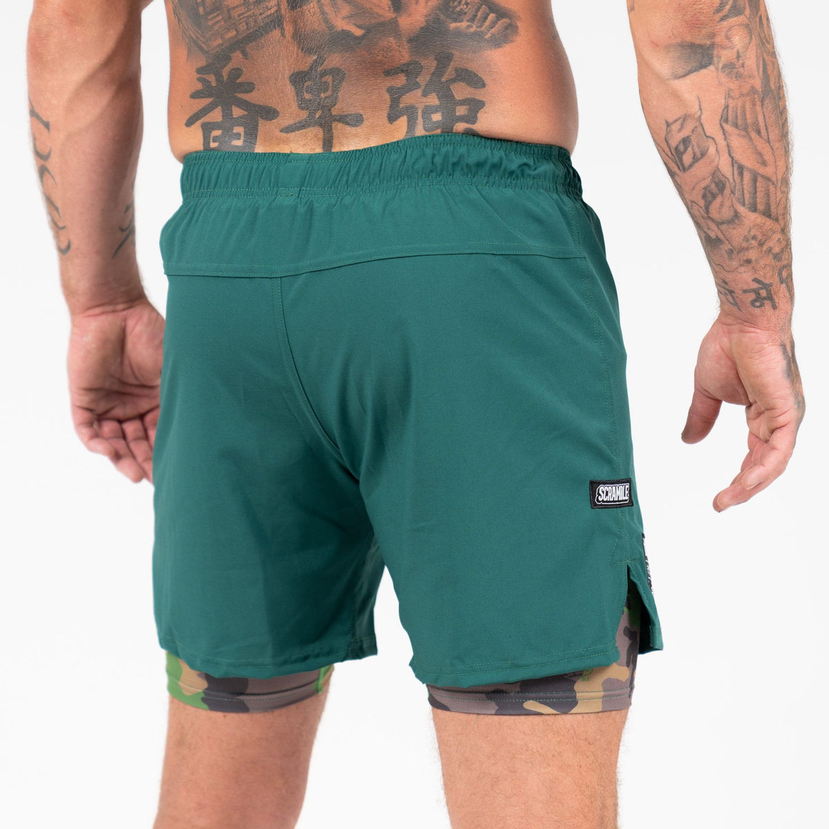 Combination Shorts - Green&amp;Camo